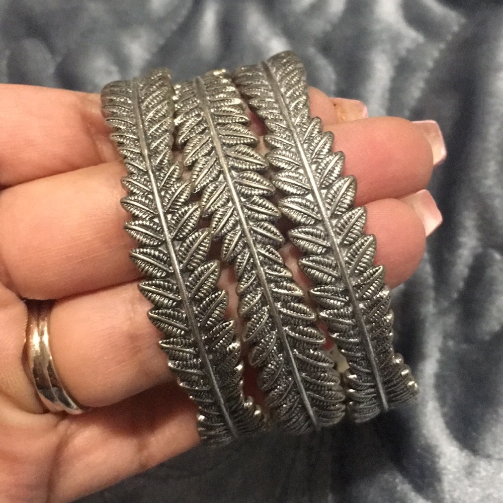 Silver bangles